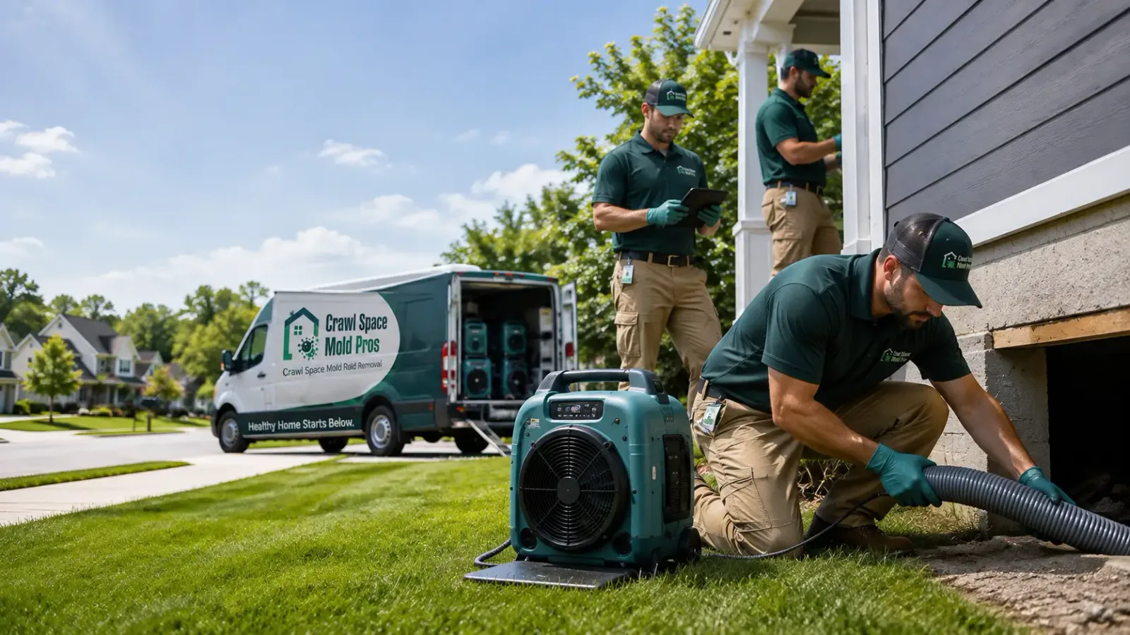 Crawl Space Mold Removal in Dunseith, ND